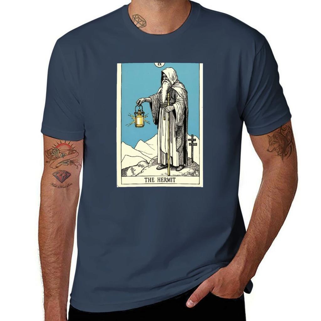 The Hermit Tarot Illustration Tshirt Casual Daily Outfit Tshirt