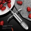 Food Grade Stainless Steel Corer Date And Cherry Pitter Multi-Function Fruit for Jujube Olive Plum Ergonomic Rust-Proof Essential Kitchen Tool Baking