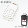 Car Key Cover Case 5 Buttons For Honda Civic Crv Hrv Accord Pilot Fit Freed Vezel Odyssey  -  Accessories