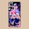 ReZero Rem Ram Matte TPU Mobile Phone Case for POCO M7 M6 M5 M4 M3 X7 X6 X5 X4 X3 Pro GT 5G Colorful Printing Cover