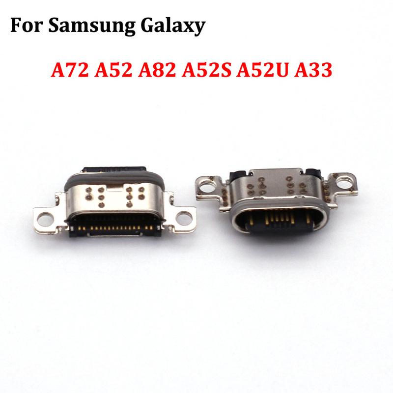 10-100Pc USB Charging Port Dock Plug Charger Connector For Samsung Galaxy A72 A52 A82 A52S A52U A33 A73 A336 A526 A726 A725 A525