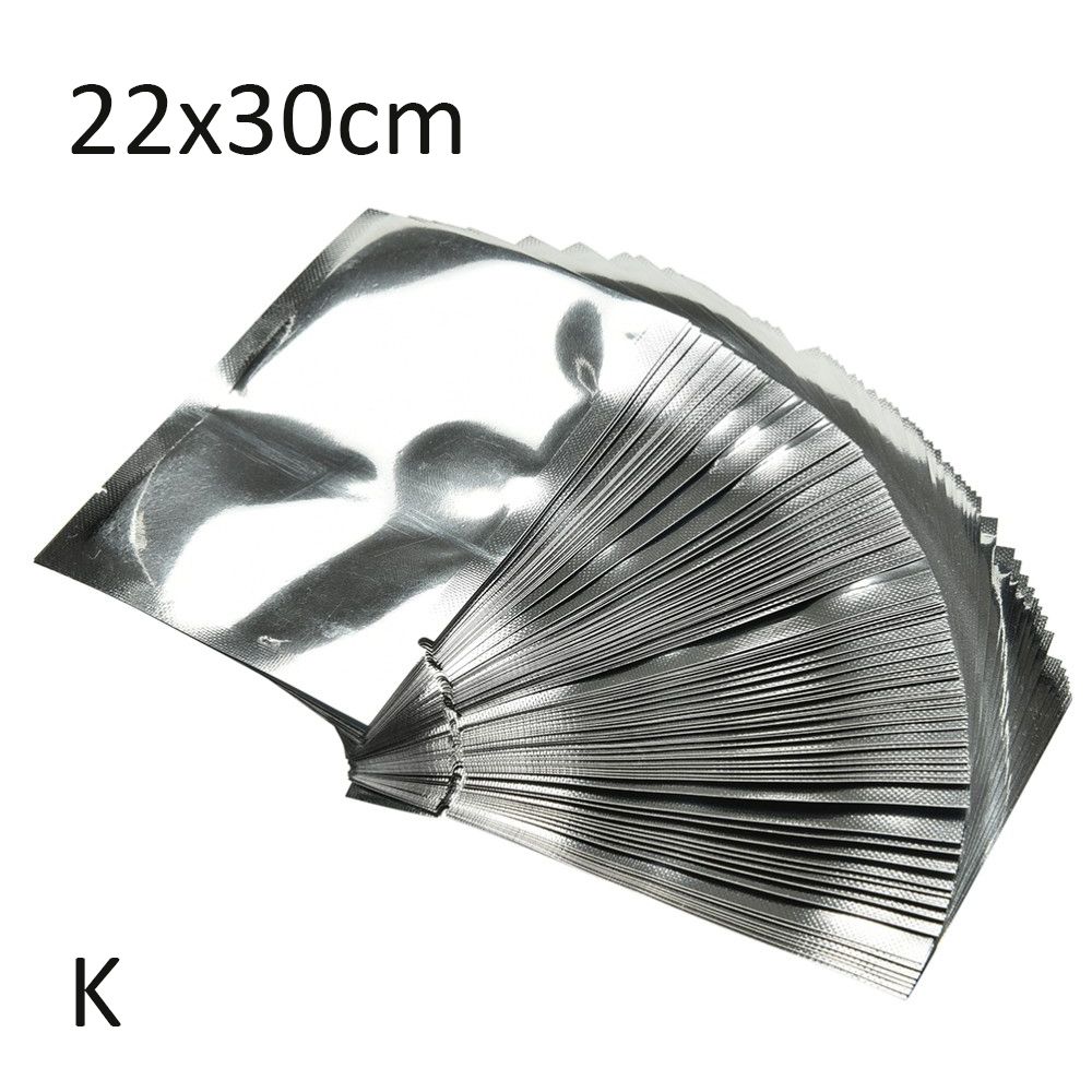 Flat Heat Seal Aluminum Foil Food Saver Bag Vacuum Bags Food Sealer Kitchen Tool Storage Pouches