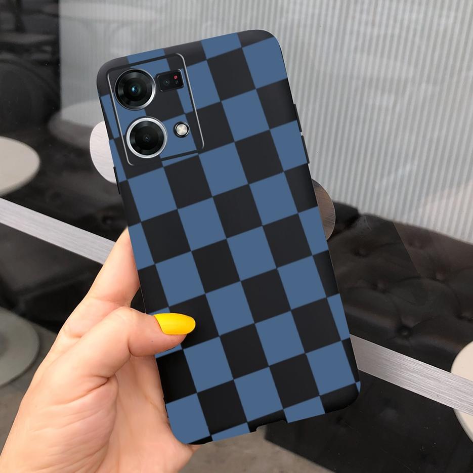 Für Oppo Reno7 4G Hülle CPH2363 Oppo F21 Pro 2022 Schöne Kunst Bemalte Abdeckung Weiche TPU Handyhülle Für Oppo Reno 7 F21 Pro Rückseite