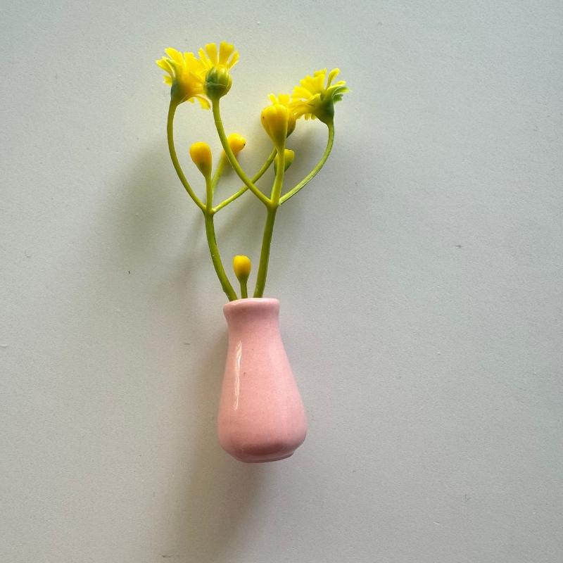 Mini Glass Bottle Flower Vase Fridge Magnets Big Small Sizes For Home Kitchen Diy Decoration Ornaments