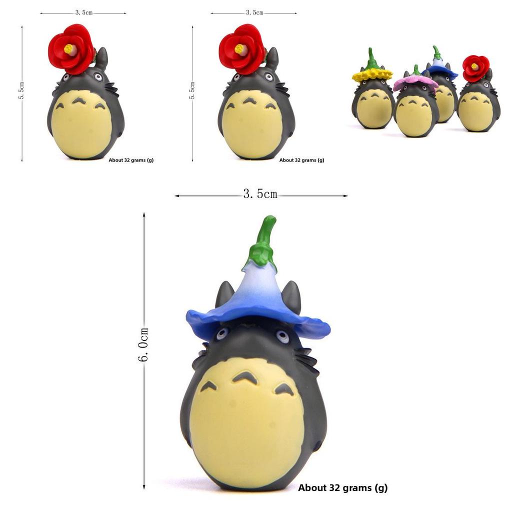 My Neighbor Totoro Sunflower Resin Figurine With Creative Garden Scene For Giftgiving And Home Decor
