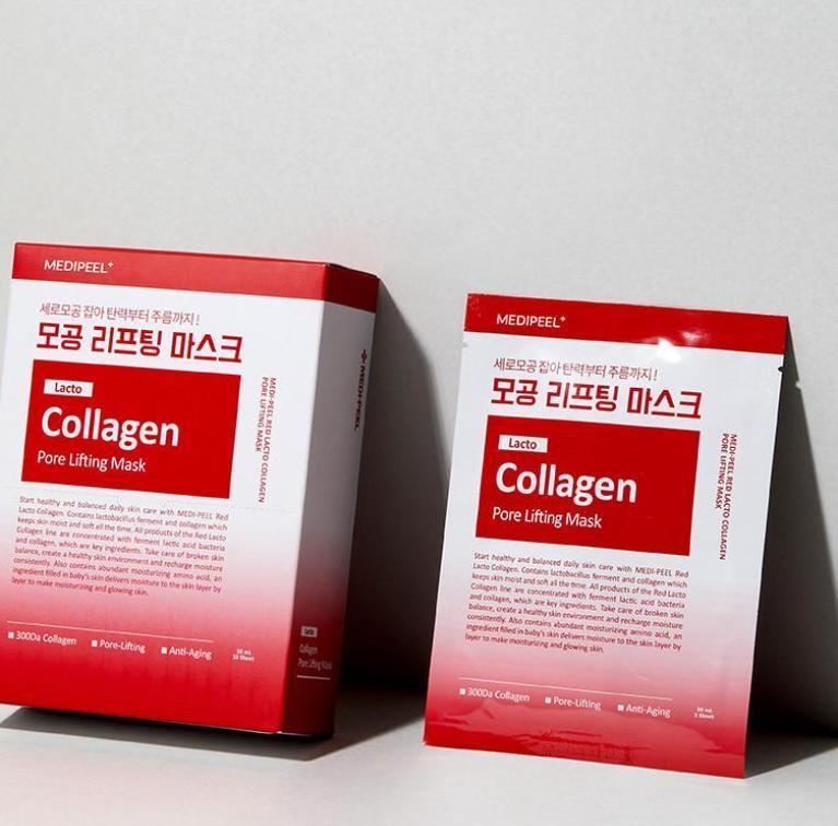 Masca cu Colagen pentru Strângerea Porilor – Pachet Lifting Red Lacto Medi-Peel