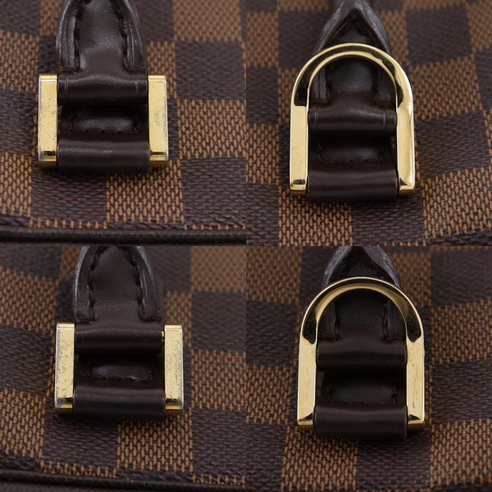 LOUIS VUITTON Brera Handbag N51150 Brown Damier canvas Women Used