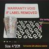 Tear-Resistant Anti-Tamper Warranty Seal & Anti-Theft Fragile Label Sticker