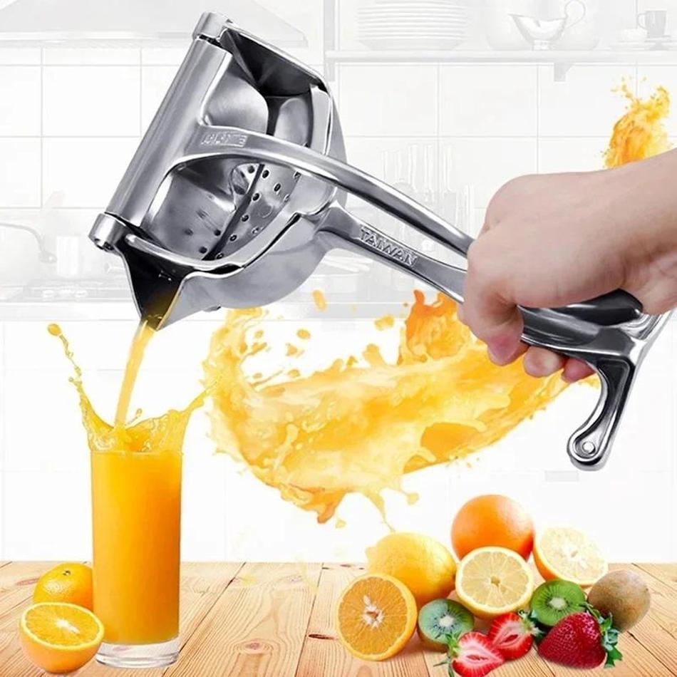 Portable Fruit Vegetable Manual Juice Squeezer Aluminum Alloy Hand Pressure Juicers Orange Lemon Juice Household Kitchen Tools