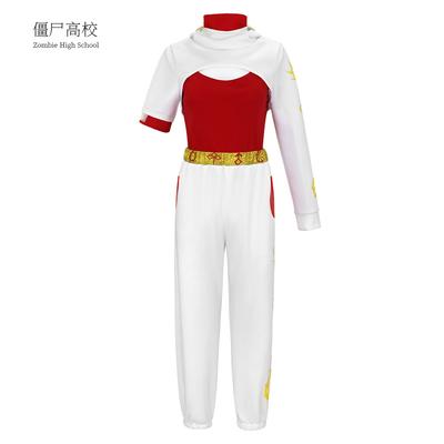 Anime Cheerleader Zombie College 4 Girls Nova College Sports Hooded Top And Bottom Skirt Set Halloween Cosplay Costume For Woman