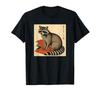 Zen Raccoon Style Japanese Art Animal Design Ukiyo-e – T-Shirt