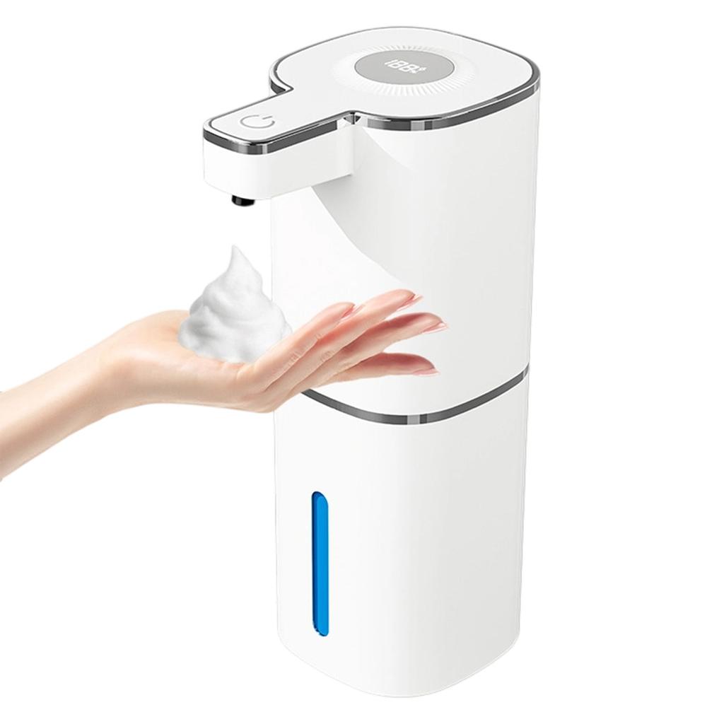 Rechargeable Foam Soap Dispenser Automatic Induction Foam Hand Washer No Touch Soap Dispenser for Kitchen & Bathroom
