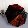 1pc Game of Thrones Map Automatic Folding Personality Personality Cute Umbrella, Portable Collapsible Design, 8-Rib Iron Frame, All-Season Casual Outd