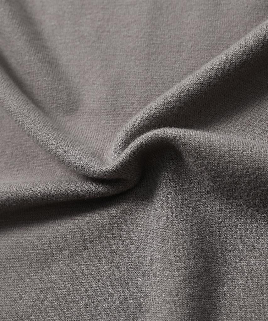 ADHOC Men'S Basic Round Neck Pullover Knit (Dk-Beige) (Hbalk92)