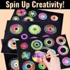 22Pcs/Set Spirograph Drawing Tools - Geometric Roulette Ruler, Educational Painting Puzzle Toy, Creative Art Learning Kit