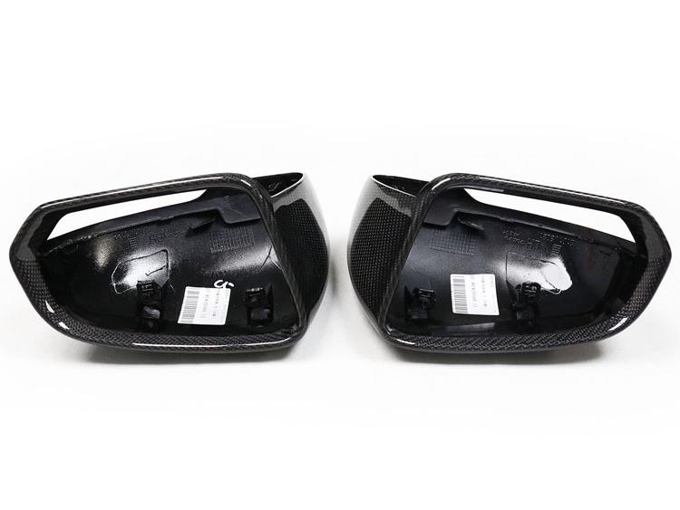 Carbon Fiber Replacement Rearview Mirror Cover for Volvo S60, V60, XC40, and S90