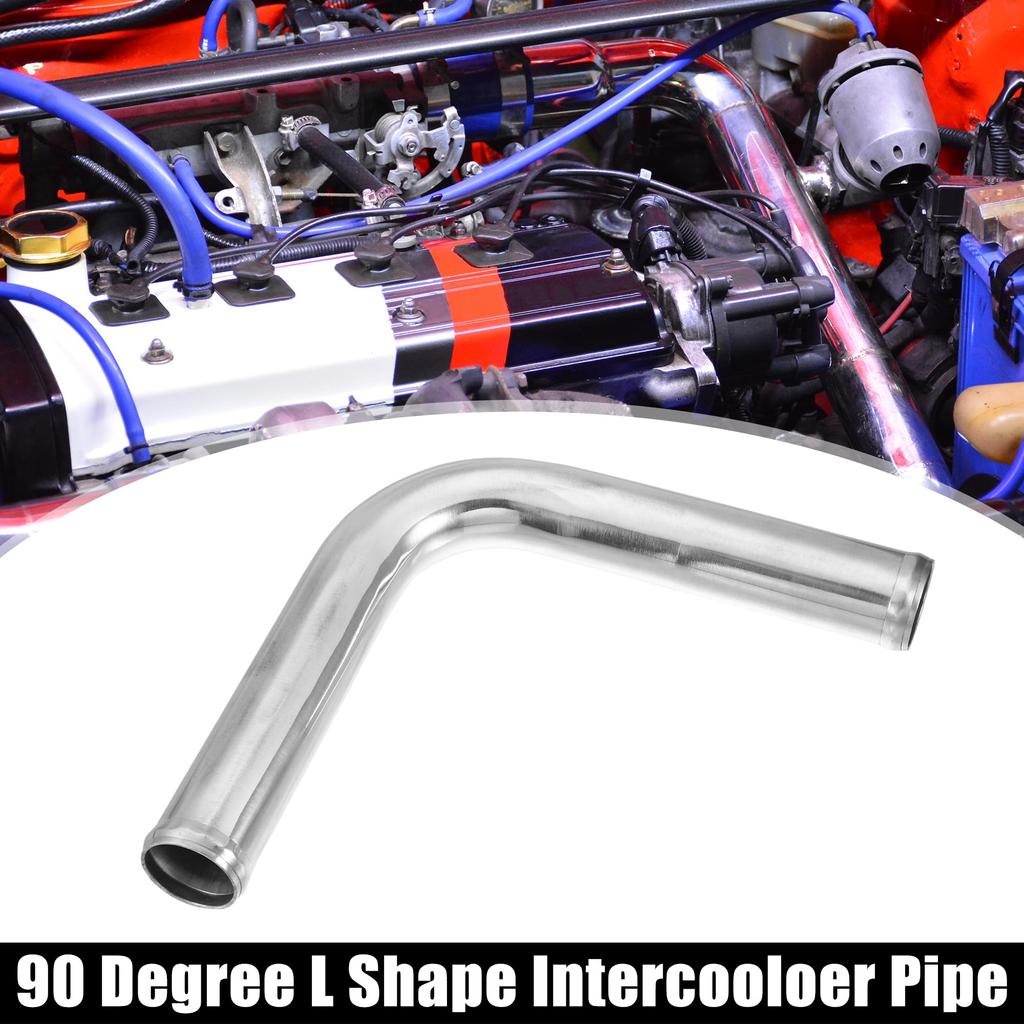 ACROPIX OD Leg Length Car Aluminum Alloy Tube Intercooler Pipe 90 Degree Bend Elbow Air Intake Joiner Tube Set of 2 1.50" (38mm) 6" (152mm) -