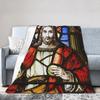 Christian Divine Mercy Flannel Blankets Jesus I Trus In You Custom Throw Blanket for Sofa Bedding Lounge 200x150cm Bedspreads