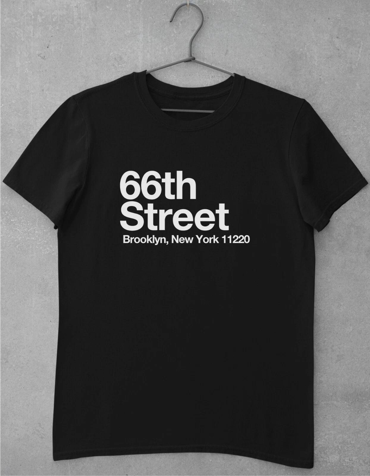

66th St, Brooklyn, NY 11220 Tshirt, Leif Ericson Park West, Basketball Court M