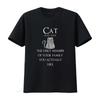 Funny Sarcastic Cat Definition Quote Cute Cartoon Grey Print Casual T Shirt Vintage Washed Breathable Streetwear Unisex