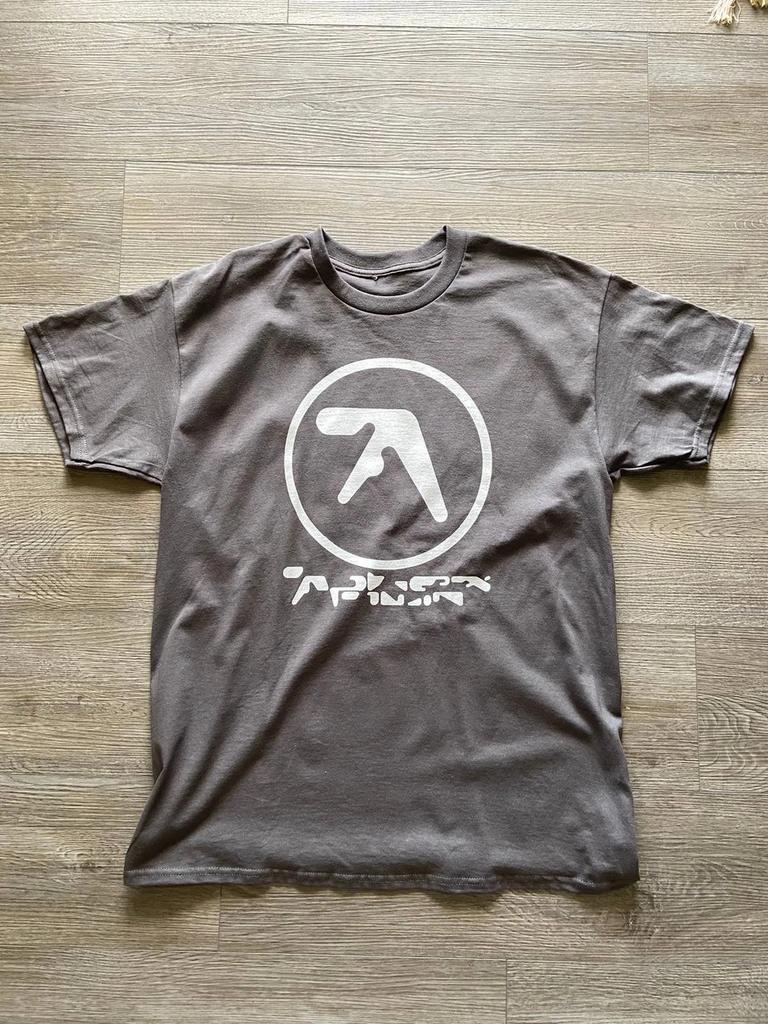Rare Aphex Twin 2000s Charcoal Short Sleeve T-Shirt Unisex Adult Cotton NH172