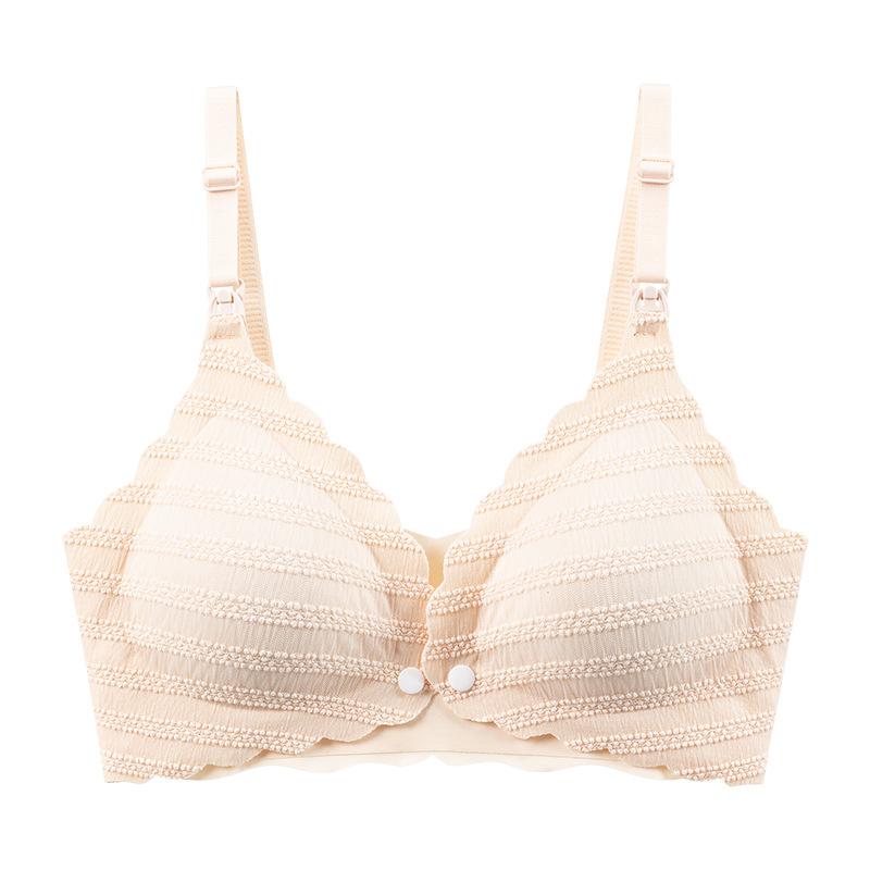

Breastfeeding anti-sagging gathering postpartum breastfeeding special large size comfortable pregnancy dual-purpose bra cover breast beauty 34/75C