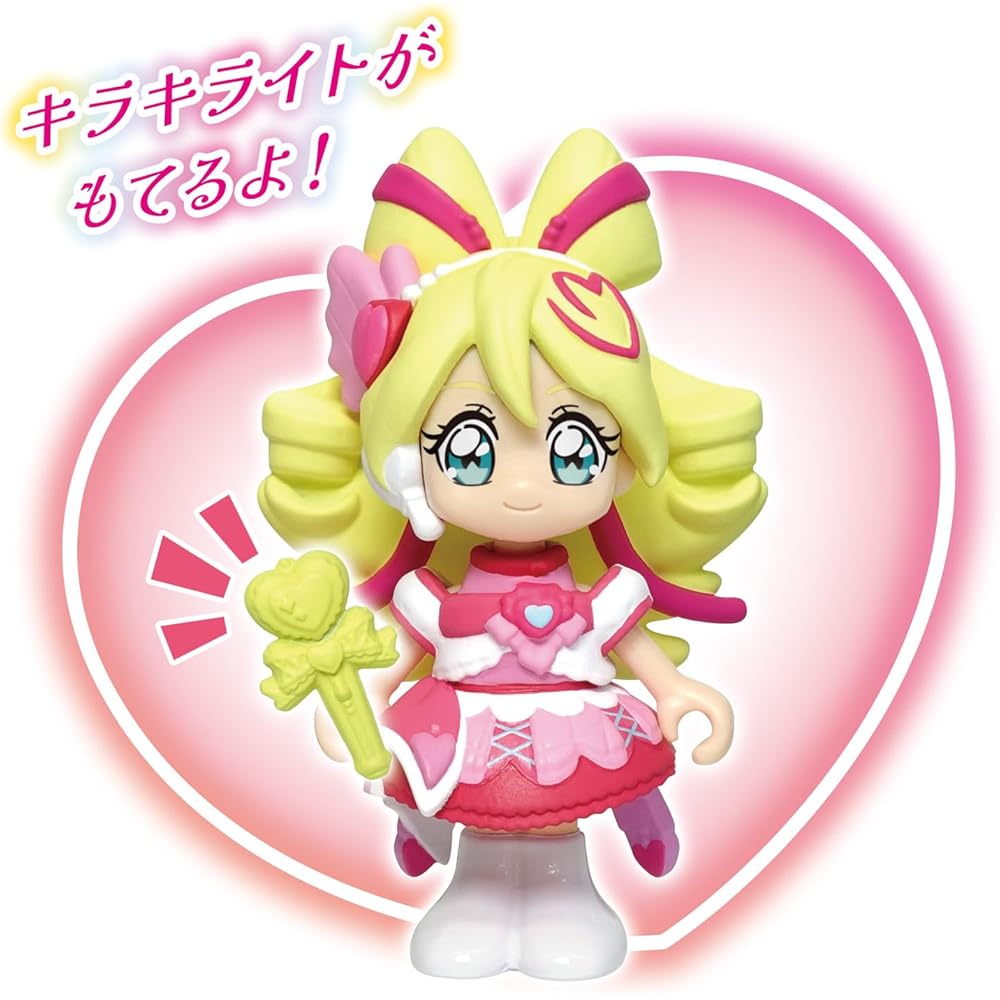Bandai Cure Idol Doll from Kimi to Idol Precure Series with Colorful Outfit and Accessories Collectible Toy
