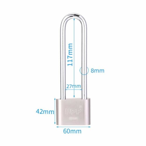 Tumecos U-Lock, Padlock, Bicycle Lock, Alloy Steel, with 4 Keys, Cut-Resistant, Waterproof, Rust-Resistant, Anti-Theft, Suitable for Home, School, Off