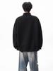 Men's Autumn Trendy Half-Zip Stand Collar Velvet Hoodie