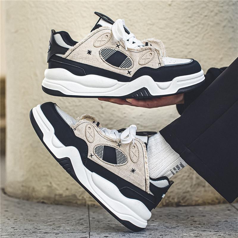 Men 's Casual Four Seasons Fashion Students Comfortable Sneakers Boys Trending Soft Sole Breathable Shoes