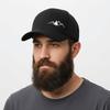 Mountain Embroidery Mesh Cap Adjustable Fit Sun Shading Hat Breathable Hat  Unisex Wear