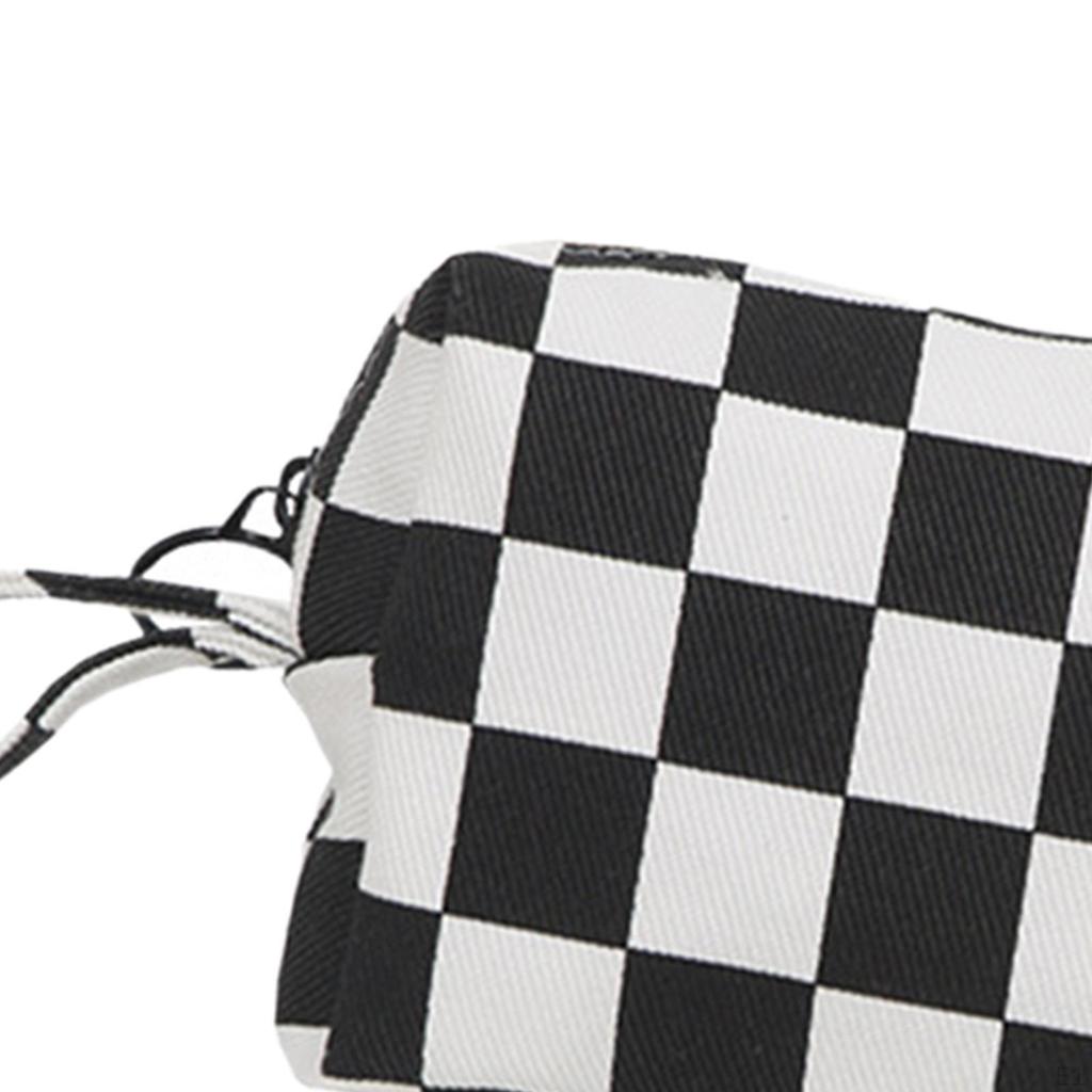 Canvas Makeup Bag Cosmetic Pouch Hand Hold Storage Multipurpose for Women and Girls Organizer