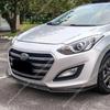 3PCS Gloss Black Front Bumper Splitter For Hyundai I30 MK2 MK2.5 2012-2017 Front Diffuser Lip Spoiler Protector Body Kit Tuning