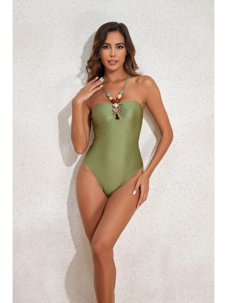 2024 Women's One-Piece Swimsuit: Slimming, Sexy, Sun Protection, Belly Covering, Gauze Skirt Bikini Set