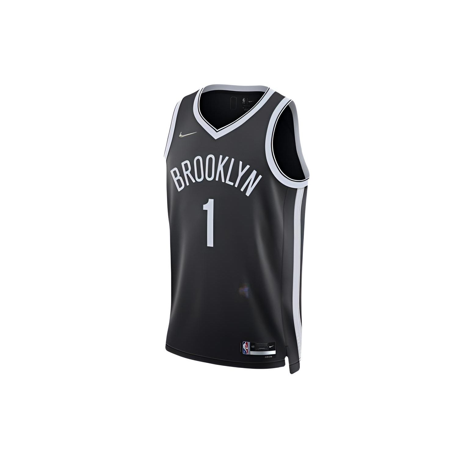 

Nike NBA Bridges Nets Team 1 75th Anniversary Limited Edition SW Sleeveless Basketball Jersey Men jersey Black DN2606-010 M