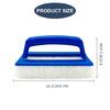 Spazzola Spugna Pulitore Piscine con Manico Manuale Spazzola Raschietto Piscina Strumento Pulizia Piscina per Piastrelle Piscina Stucco Parete