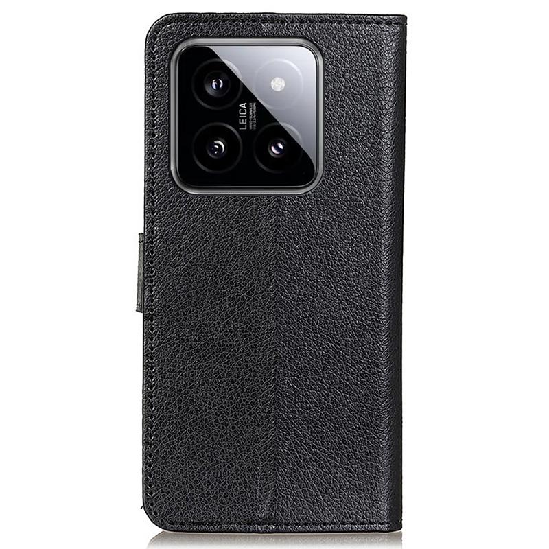 For Xiaomi 14 Pro Case Litchi Texture Wallet Leather Flip Phone Cover
