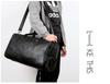 Men's Vintage Leather Travel and Gym Bag with Shoe Compartment - Crossbody Handbag & Shoulder Bag, Large Capacity.