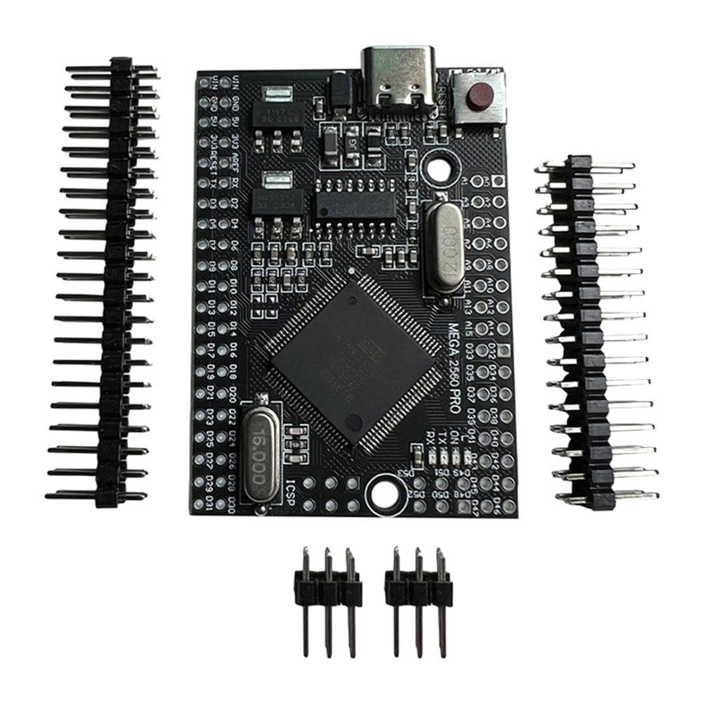 Mega2560 Pro16 MHz With Male Pinheaders Embed CH340G ATmega2560-16AU  Mini Mega2560 Pro Board Compatible for Arduino Mega
