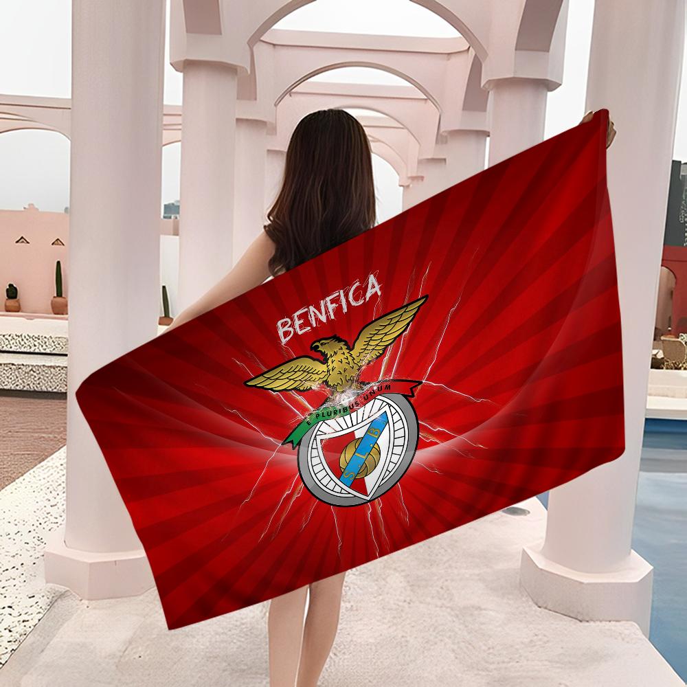 Ποδοσφαιρικός Σύλλογος B-Benfica Πετσέτα Μπάνιου Μικροΐνες Μαλακή Απορροφητική Αεριζόμενη Για Κορίτσια Παιδιά Διακοσμητική Κινούμενα Σχέδια Πετσέτα Παραλίας