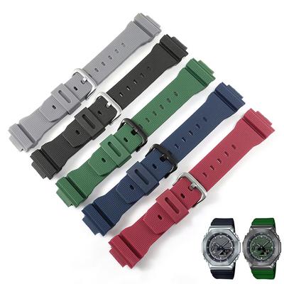 Für G-SHOCK 5611 ga2100 Gummiarmband CasiOak GA-2100/2110 GM-2100 Uhrenarmband Silikon Herren und Damen Armband Zubehör 16mm