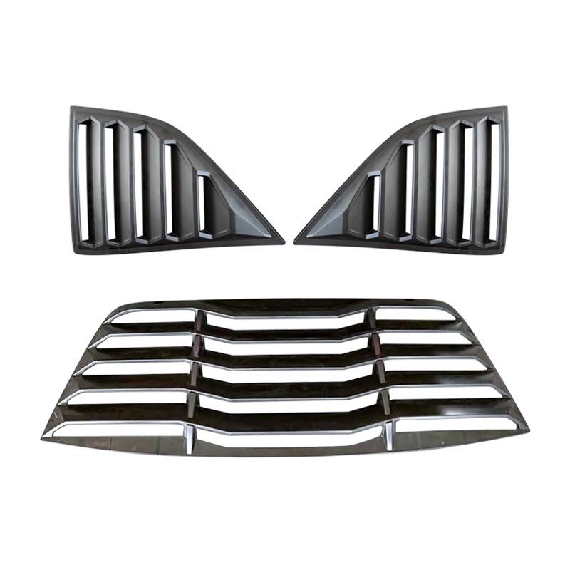 Compatible Rear Window & Side Louvers for 15-23 Dodge Challenger