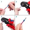1250pcs Terminals Wire Ferrules Crimpers Terminal Crimping Tool  Wiring Installation