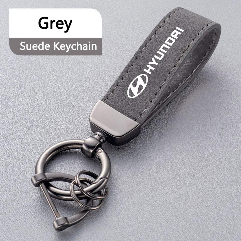 Mode mocka bilmärke nyckelring nyckelring nyckelring hänge för Hyundai i30 tucson accent hyundai i20 ix35 Interiörtillbehör