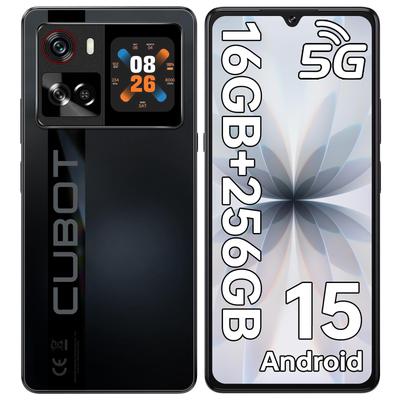Cubot X100 Smartphone 5G Android 15, 6.88'' HD+ 120Hz, 16GB+256GB, MTK 7025, 64MP+16MP, 5100mAh/33W, 1.72" Rear Display, 5G Dual SIM/NFC/Dual Speakers