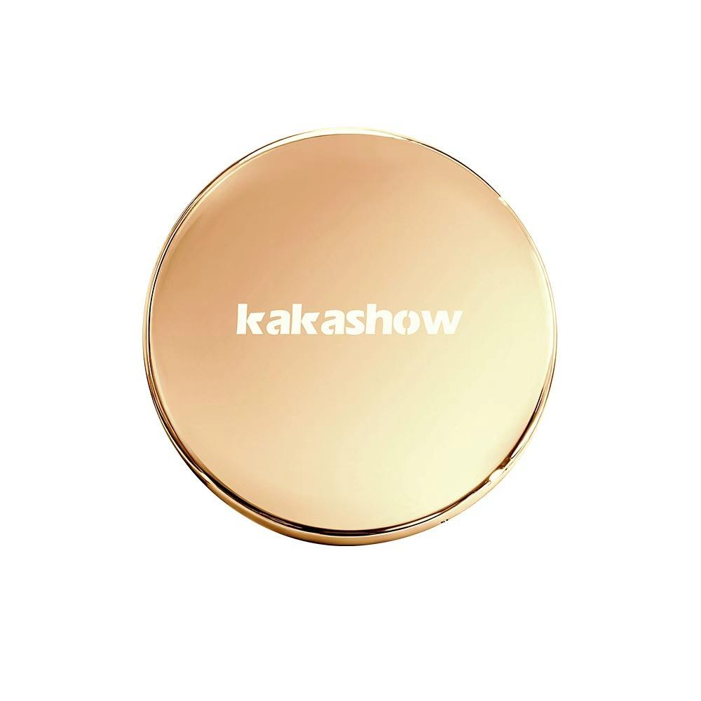Kakashow Embossed Rose Blush & Highlighter: Fine Texture, Pearlescent Finish for Eyes & Face