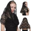 Vintage Lace Veil for Wedding Bridal Latin Mass Headscarf Veil for Bride Catholic Church Mantilla Veil Headcovering