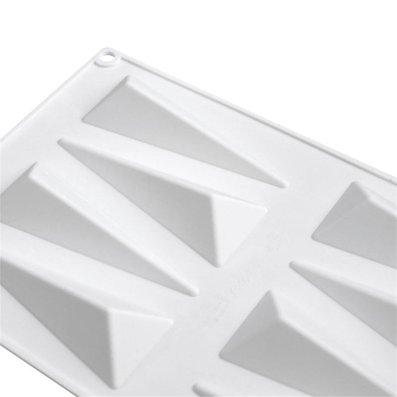 Silicone Fondant Mould Triangular-Rhombus Shape Sugar Mould Cookie Baking Mold for Chocolate DIY Baking Cake Decoration