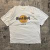 Vintage 90. léta Hard Rock Cafe London Tričko Bílé Jednoduchý steh Velikost X-XL Unisex Tričko