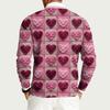 Men's Round Neck Long Sleeve Ribbed Knit Pullover